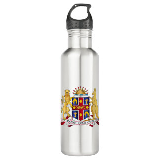 Neues Wales Wales Wappen Aluminium Wasser Flasche Edelstahlflasche