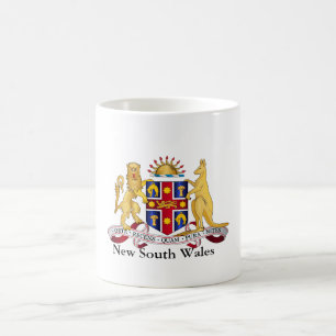 Neues Wales-Wales-Wappen Tasse