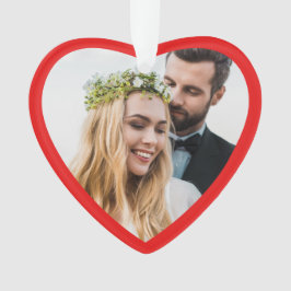 Neues Weihnachts-Foto Red Ornament