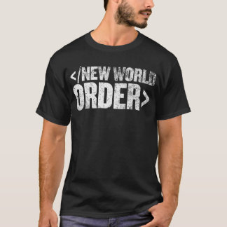 Neues Wortstellungs-Enden-Umbau-Shirt T-Shirt