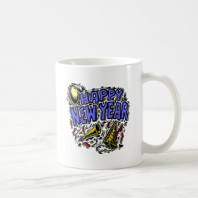 Neues Year&apos; s-Party-Zeit Tasse (Rechts)