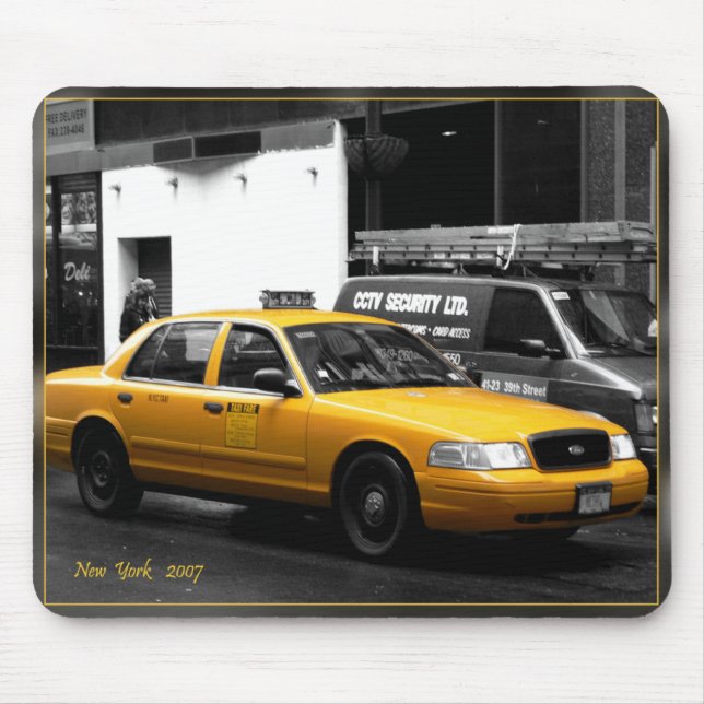 Neues York-Taxi Mousepad (Vorne)