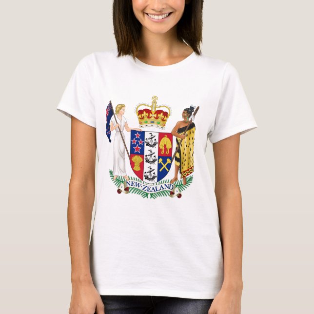 neues Zealand-Emblem T-Shirt (Vorderseite)