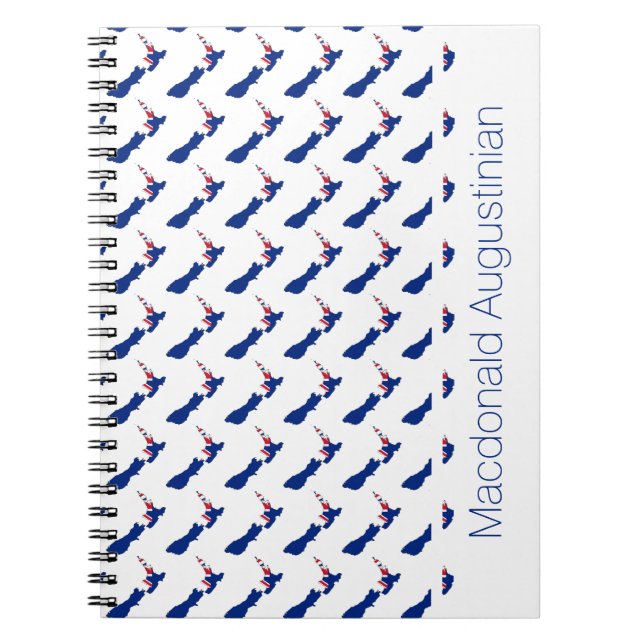 NEUES ZEALAND FLAG-Journal für benutzerdefinierte  Notizblock (Vorderseite)