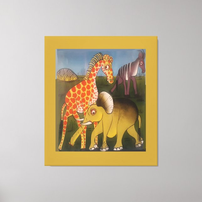 Neueste afrikanische Elefant Leinwanddruck (Vorderseite)