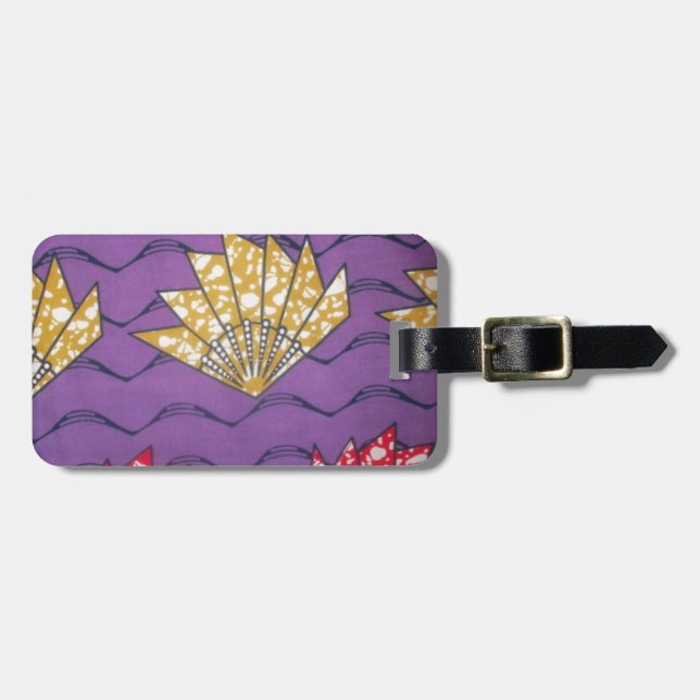 Neueste afrikanische Mode Gepäckanhänger (Vorderseite horizontal)