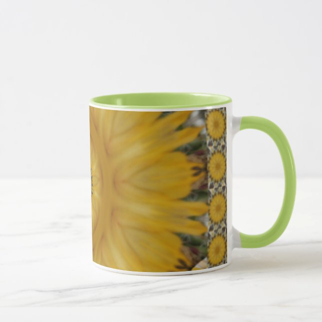 Neueste afrikanische Traditionelle Sonnenblumenkun Tasse (Rechts)