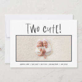 Neueste Ankündigung der Geburt eines Fotos mit min