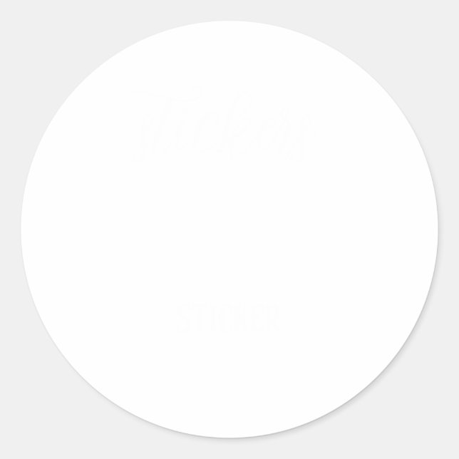 Neueste benutzerdefinierte TextLogo-Aufkleber Runder Aufkleber (Vorderseite)