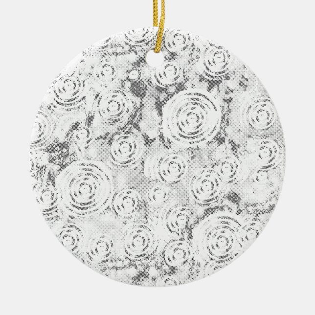 Neueste benutzerdefinierte TextLogo-Keramik-Orname Keramik Ornament (Vorne)