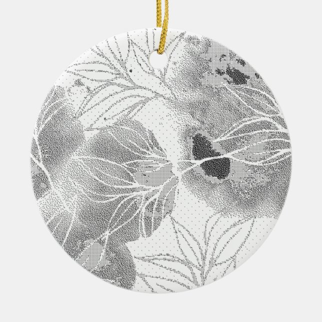 Neueste benutzerdefinierte TextLogo-Keramik-Orname Keramik Ornament (Vorne)