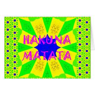 Neueste Hakuna Matata Schönes Phantastisches Desig