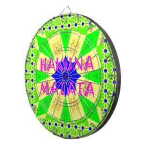 Neueste Hakuna Matata Schönes Phantastisches Desig Dartscheibe