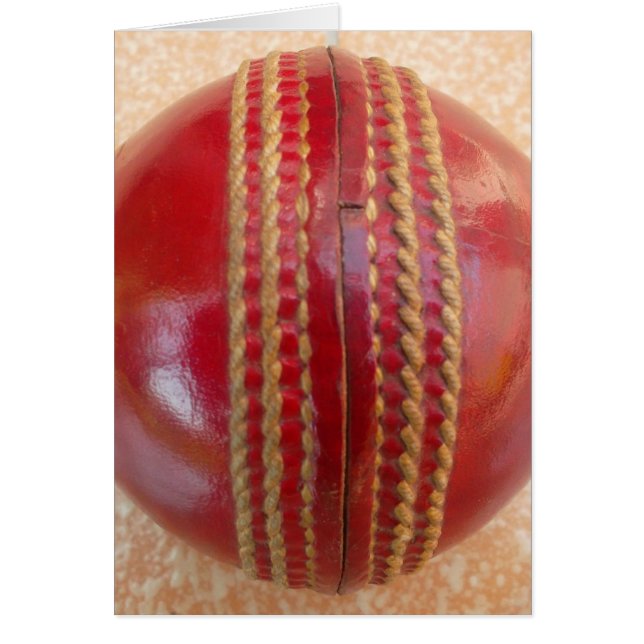 Neueste internationale Rote Leder-Cricket-Ball (Vorne)