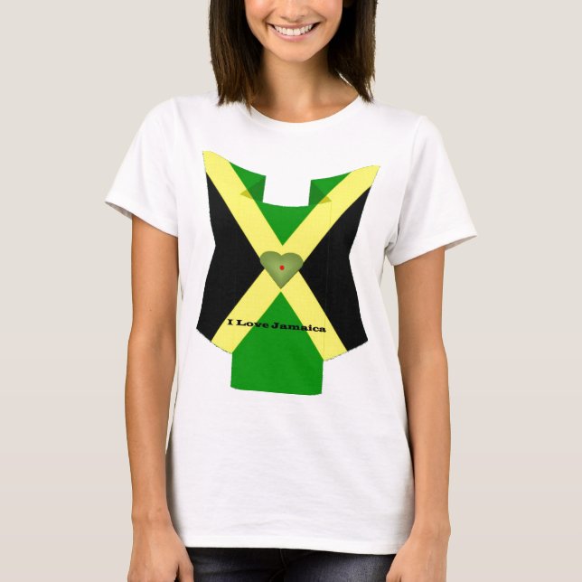Neueste Liebe Jamaika T-Shirt (Vorderseite)