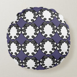 Neueste Mandala-Musterkonstruktion Rundes Kissen