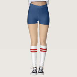 Neueste Nerdy Shorts und Tube Socken Leggings