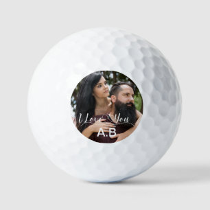 Neueste Pflege und Liebe Romantisches Foto Golfball