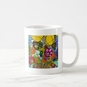 Neueste Phantastische Blumenmuster Design Kunst Tasse