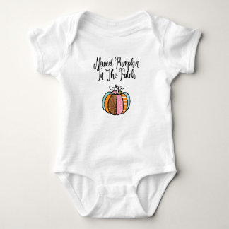 Neueste Pumpkin im Patch Baby Bodysuit Baby Strampler