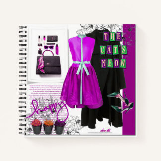 Neueste Stile Mode Set Bekleidung Art Leere Notizbuch