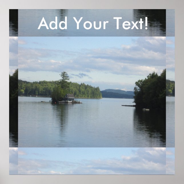 Neufound Lake Hübsch New Hampshire Poster (Vorne)