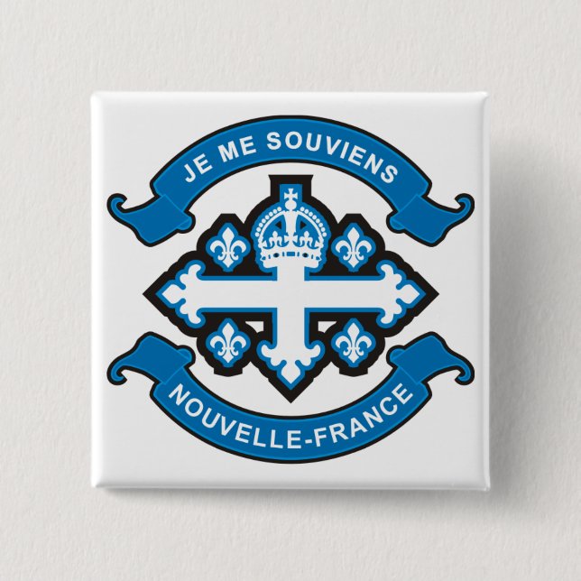 Neufrankreich Button (Vorderseite)