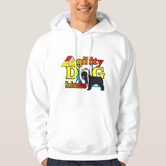 Neufundland_Agility Geschenke Hoodie (Vorderseite)