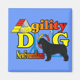 Neufundland_Agility Geschenke Magnet