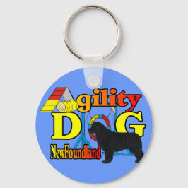 Neufundland_Agility Geschenke Schlüsselanhänger