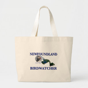 Neufundland Birdwatcher Jumbo Stoffbeutel