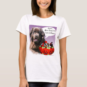 Neufundland (braun) Halloween Candy T-Shirt