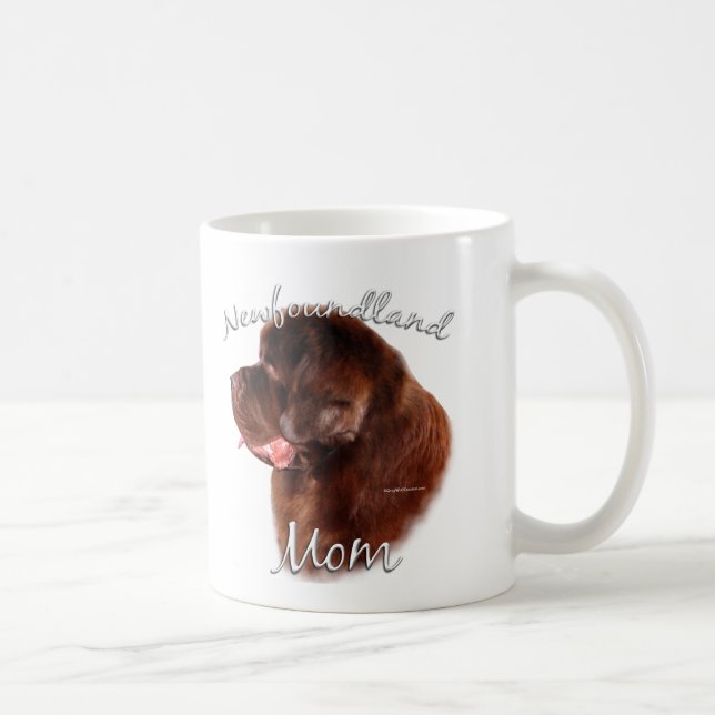 Neufundland (braun) Mama 2 Tasse (Rechts)