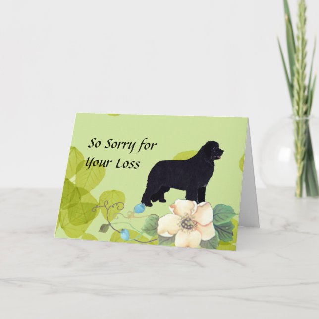 Neufundland - Design grüner Blätter Karte (Vorderseite)