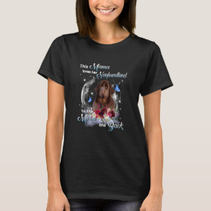 Neufundland Dog Mama Hund Mama Glücklich Muttertag T-Shirt