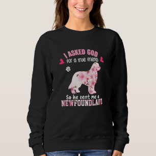 Neufundland Dog Niedlich Dog Pet Eigentümer Sweatshirt
