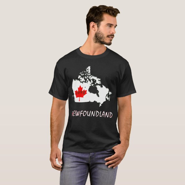 Neufundland fertigen Kanada-Provinz besonders an T-Shirt (Vorne ganz)
