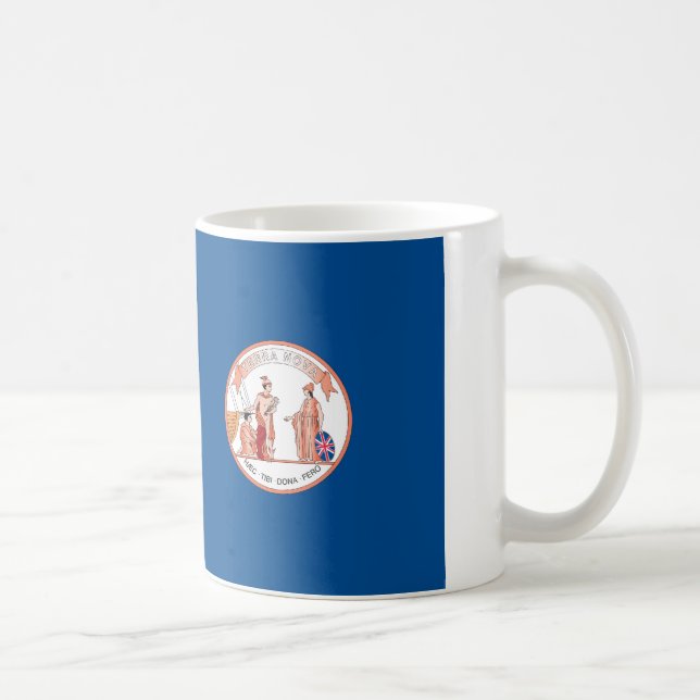 Neufundland-Flagge (1904-1980) Kaffeetasse (Rechts)
