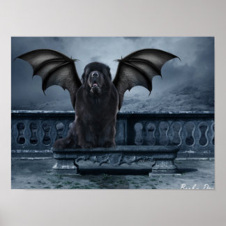 Neufundland Gargoyle Poster