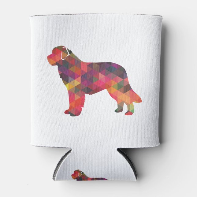 Neufundland Geo Silhouette Multi Dosenkühler (Vorderseite)