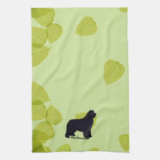 Neufundland - Grün-Blätter-Entwurf Küchentuch
