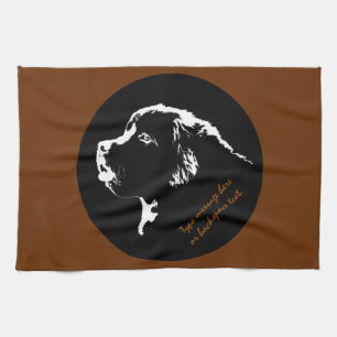 Neufundland Handtuch Personalisiert Dog Teetuch