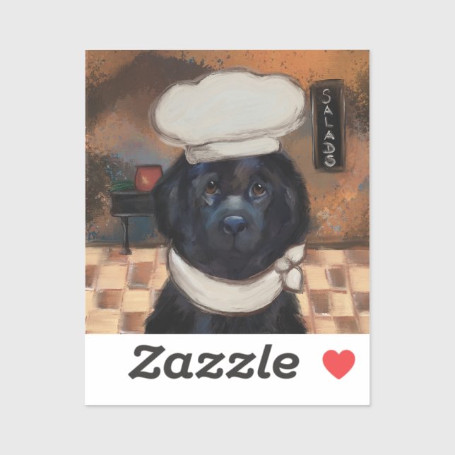 Neufundland-Hund Aufkleber (Blatt)