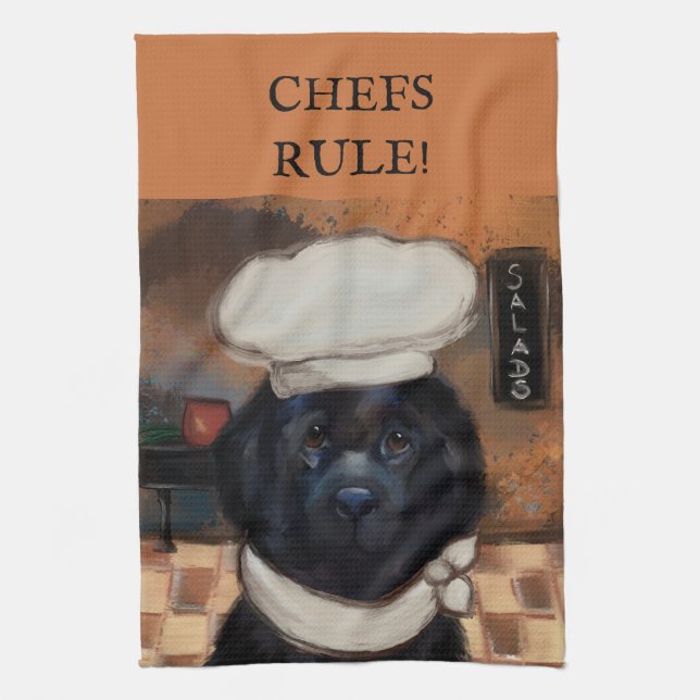 Neufundland-Hund Geschirrtuch (Vertikal)