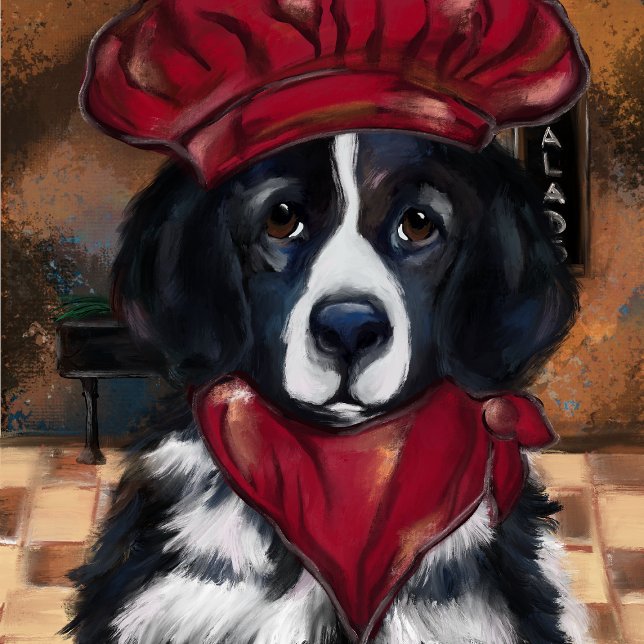 Neufundland-Hund Geschirrtuch (Von Creator hochgeladen)