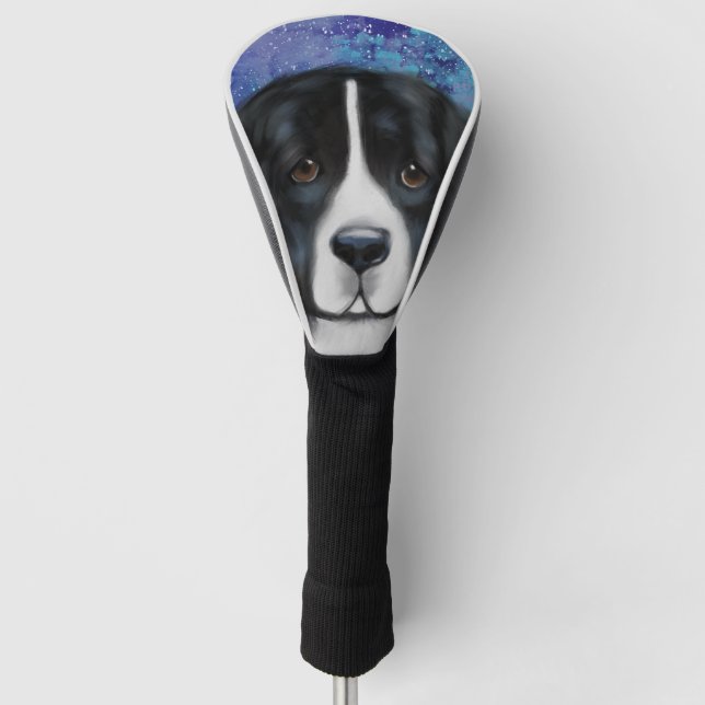 Neufundland-Hund Golf Headcover (Vorderseite)