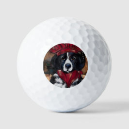 Neufundland-Hund Golfball