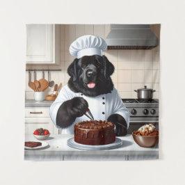 Neufundland Hund Icing Cake Wandteppich