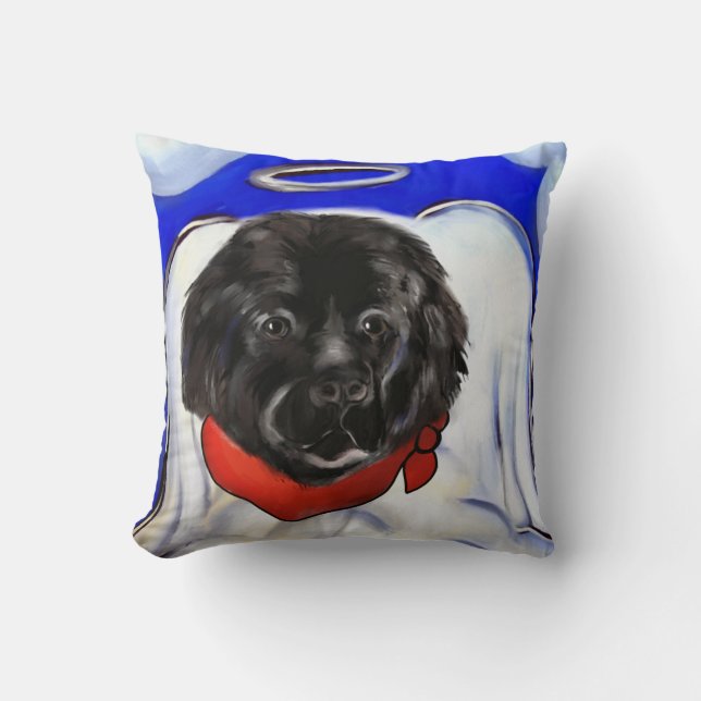 Neufundland-Hund Kissen (Vorderseite)
