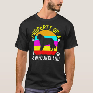 Neufundland - Hund Labrador Plush gegossenes Tier T-Shirt